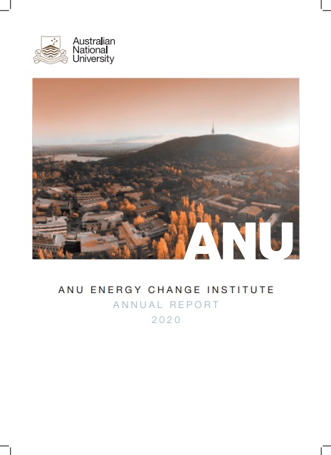 Annual Report 2020 ANU Energy Change Institute