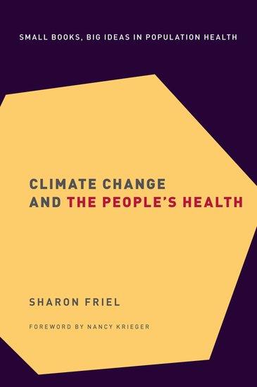 Climate Change and the People's Health book cover