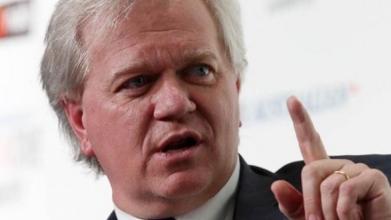 A photograph of ANU Vice-Chancellor Prof Brian Schmidt giving a speech.
