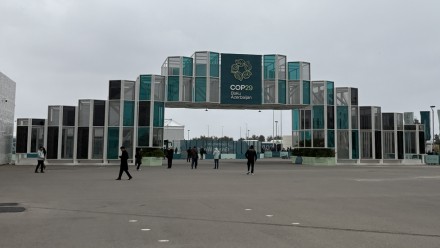 COP 29 venue entry gate