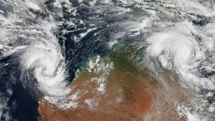 Cyclones over WA and Coral Sea