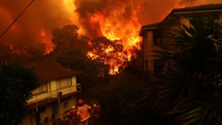 Firefighters tackle blazes 
