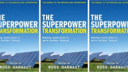 Book cover of The Superpower Transformation edited by Ross Garnaut