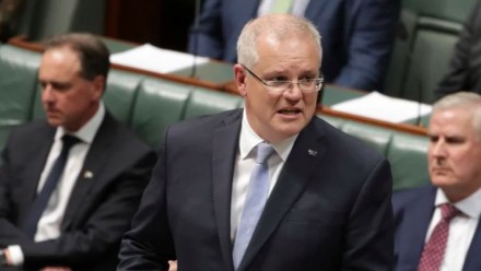 Scott Morrison speaking in the House of Representatives