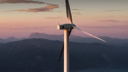 A wind turbine