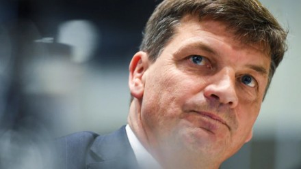 A close-up picture of Energy Minister Angus Taylor.