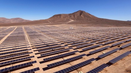 The Bolero Photovoltaic solar farm in Chile