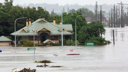 Flooded street - Windsor 2021