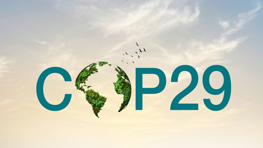 Promotional tile of COP29.