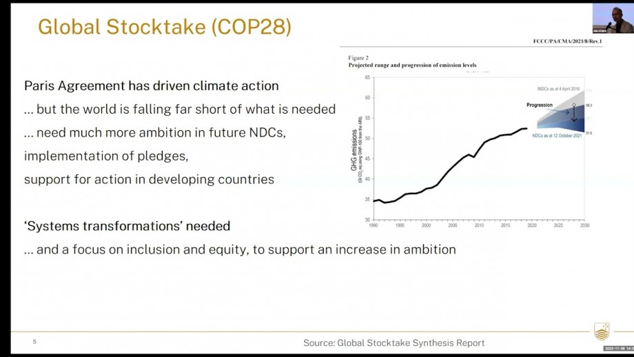 ANU Energy Update 2023: Decarbonisation trajectories