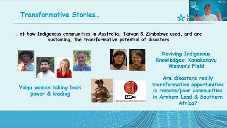 Special Event - Disasters as Transformative Opportunities