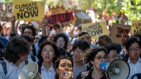 Student climate protesters